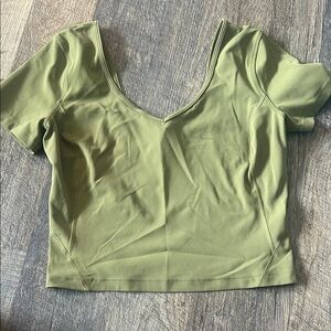 Lululemon Olive Green Women's Top